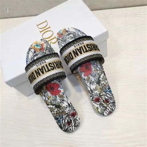 dior dway mule gold